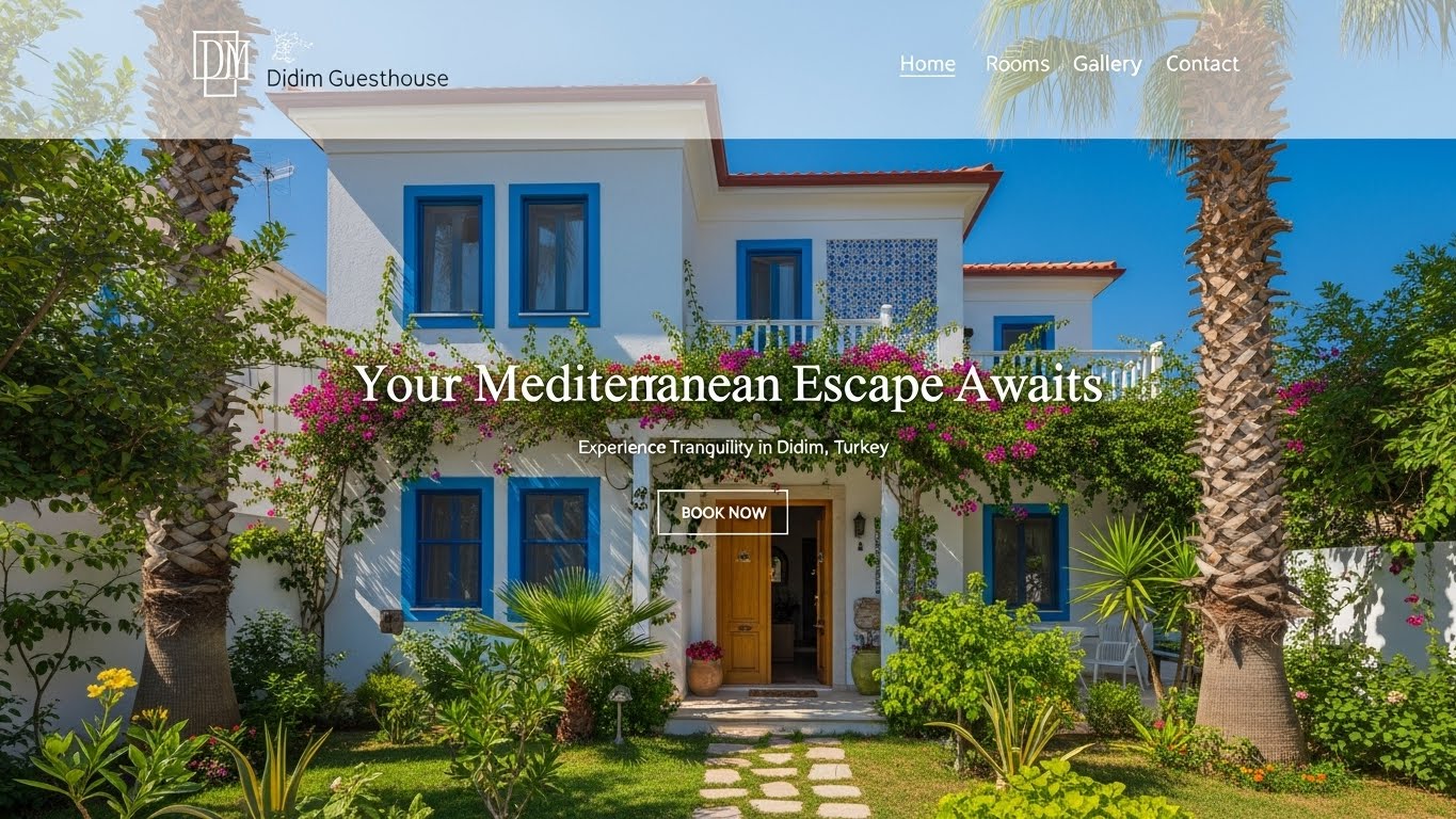 Misafir evi websitesi