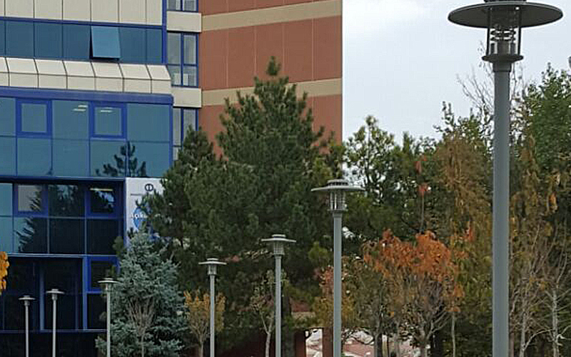 Üniversite kampüsü aydınlatma sistemi